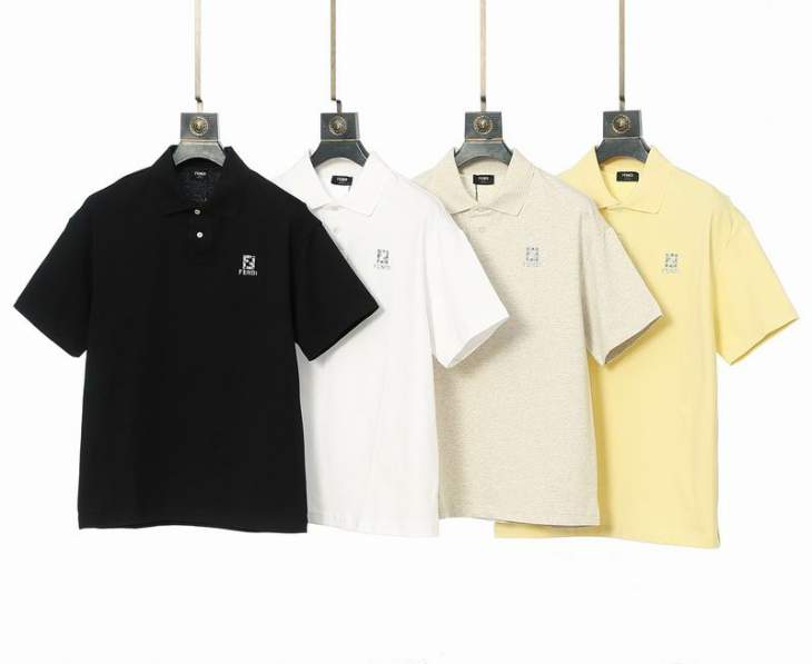 Picture of Fendi Polo Shirts Short _SKUFendiS-XL2br258928018